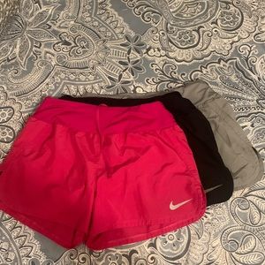 Womens Nike shorts bundle of three size small